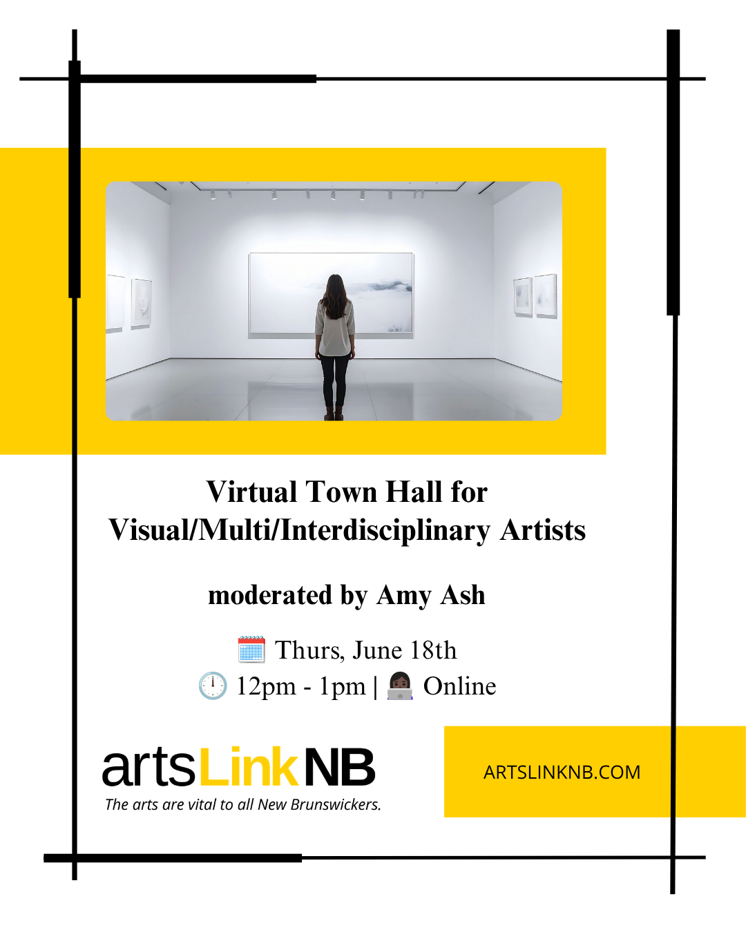 town hall for visual/multi/disciplinary artists