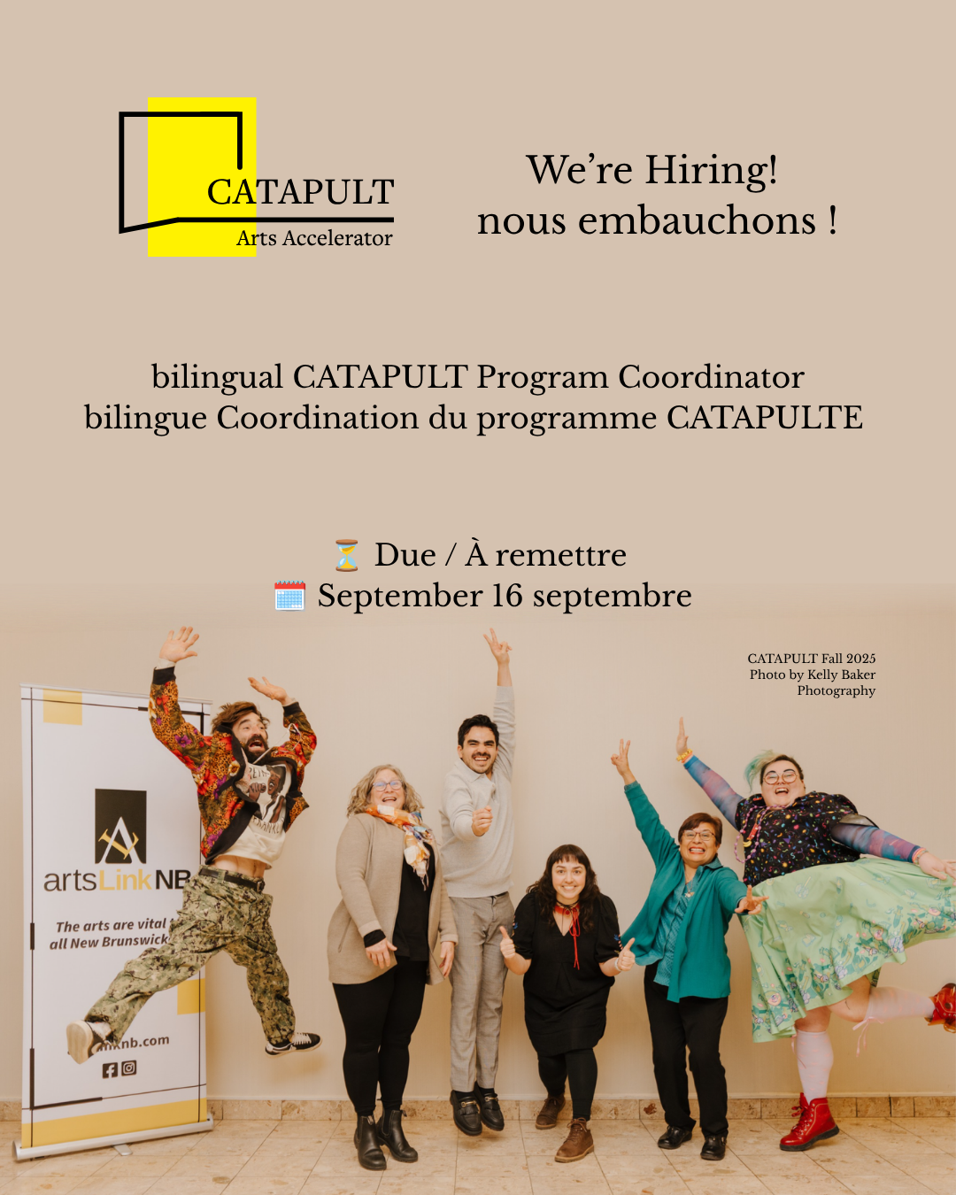 poster for call for programming coordinator